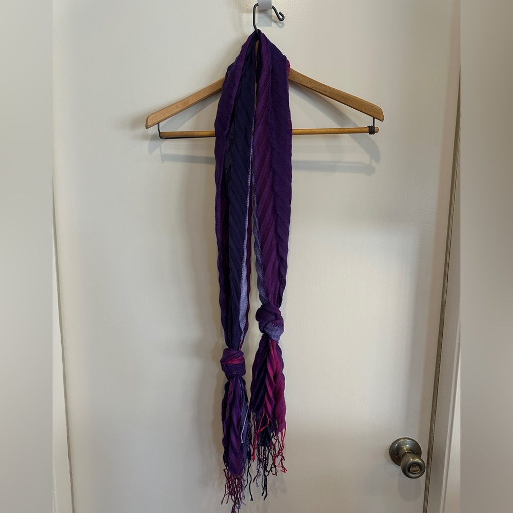 Elegant Purple Ombre Scarf